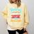 Reading Adventure Library Student Teacher Book Comfort Colors Sweatshirt Butter