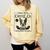 Retro Boston Terrier Coffee Dog Mom Coffee Lover Comfort Colors Sweatshirt Butter