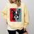 Retro Boston Terrier Dog Lover Bostie Mom Dad Dog Owner Comfort Colors Sweatshirt Butter