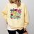 Retro First Grade Teacher Disco Ball Coquette Back To School Comfort Colors Sweatshirt Butter Retro First Grade Teacher Disco Ball Coquette Back To School Comfort Colors Sweatshirt Butter