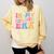 Retro Groovy Retirement Era Retired Teacher Comfort Colors Sweatshirt Butter