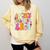 Retro Groovy In My Teaching Era Best Teacher Appreciation Comfort Colors Sweatshirt Butter