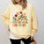 Retro Instructional Assistant Wildflowers Teacher Aide Comfort Colors Sweatshirt Butter Retro Instructional Assistant Wildflowers Teacher Aide Comfort Colors Sweatshirt Butter