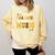 Retro Thankful For Music Floral Music Teacher Thanksgiving Men Women Comfort Colors Sweatshirt Butter