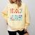 Retro Wildflower Early Intervention Teacher Interventionist Comfort Colors Sweatshirt Butter
