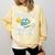 Rotation Of Earth Science Teacher Earth Day Men Women Comfort Colors Sweatshirt Butter