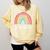 Sé Amable Spanish Bilingual Teacher Be Kind Boho Rainbow Comfort Colors Sweatshirt Butter