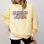 Second Grade Dream Team Back To School 2nd Grade Teacher Comfort Colors Sweatshirt Butter
