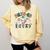 Spooky Ghost PE Teacher Squad Physical Education Halloween Comfort Colors Sweatshirt Butter