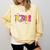 Spooky Halloween Teacher Para Counselor SPED Preppy Boo Kids Comfort Colors Sweatshirt Butter