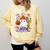 Spooky Para Crew Ghost Halloween Paraprofessional Teacher Comfort Colors Sweatshirt Butter
