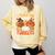 I Teach The Cutest Little Turkeys Teacher Thanksgiving Comfort Colors Sweatshirt Butter