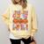 I Teach The Cutest Pumpkins Halloween Fall Teacher Women Comfort Colors Sweatshirt Butter