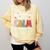 Teacher All Calm Said No Teacher Christmas Pencil Tree Comfort Colors Sweatshirt Butter