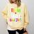 Teacher Early Childhood Education Preschool Head Start Crew Comfort Colors Sweatshirt Butter