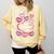 Teacher Positive Affirmations Candy Heart Valentine's Day Comfort Colors Sweatshirt Butter