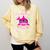 Teacher Shark Female Teacher Comfort Colors Sweatshirt Butter