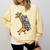 Teacher Shirt Giraffe Holding Books Bookworm Librarian Comfort Colors Sweatshirt Butter