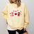 Teachers Valentine Day I Love My Class A Latte Coffee Women Comfort Colors Sweatshirt Butter