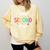 Team Second Grade Teacher Back To School 2nd Grade Squad Comfort Colors Sweatshirt Butter