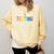 Testing Mode On Testing Day Motivational Teacher Kids Comfort Colors Sweatshirt Butter