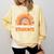 Thankful For My Students Teacher Thanksgiving School Fall Comfort Colors Sweatshirt Butter