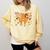 Thanksgiving Teacher Pencil Bow One Thankful Teacher Fall Comfort Colors Sweatshirt Butter