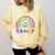 Tiny Human Tamer Watercolor Rainbow Daycare Teacher Comfort Colors Sweatshirt Butter Tiny Human Tamer Watercolor Rainbow Daycare Teacher Comfort Colors Sweatshirt Butter