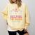 Tiny People Help Do Big Things Nursery Teacher Comfort Colors Sweatshirt Butter