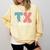 TK Team Back To School Teachers Students Team TK Comfort Colors Sweatshirt Butter