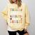 Tough Enough To Be a Paraprofessional Groovy Sped Teacher Comfort Colors Sweatshirt Butter
