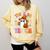 Trick Or Teach Cute Ghost Coffee Pumpkins Halloween Teacher Comfort Colors Sweatshirt Butter
