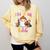 Trick Or Teach Ghost Teacher School Halloween Men Women Comfort Colors Sweatshirt Butter