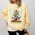 Ugly Sweater Christmas Tree Boston Terrier Dog Xmas Pajama Comfort Colors Sweatshirt Butter