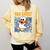 Van Ghost Art Teacher Halloween Van Gogh Starry Night Comfort Colors Sweatshirt Butter