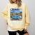 Van Go Retro Vanlife Art Teacher Comfort Colors Sweatshirt Butter