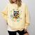 Weird Teachers Build Character Raccoon Colourful Floral Comfort Colors Sweatshirt Butter