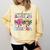Welcome Back To School 2024 Teachers Students First Day Comfort Colors Sweatshirt Butter