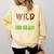 Wild About 3rd Grade Teacher Student Third Grade Zoo Safari Men Women Girls Kids Comfort Colors Sweatshirt Butter