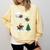 Xmas Lighting Tree Santa Riding Boston Terrier Christmas Comfort Colors Sweatshirt Butter
