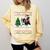 Xmas Tree Lighting Santa Riding Boston Terrier Christmas Comfort Colors Sweatshirt Butter