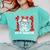 100 Days Smarter 101st Day School Dalmatian Dog Teacher Kids Comfort Colors Sweatshirt Chalky Mint