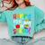 100th Day Of School Teachers Kids Girls Child Happy 100 Days Comfort Colors Sweatshirt Chalky Mint