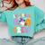 2nd Grade Boo Crew Spooky Second Grade Halloween Teacher Comfort Colors Sweatshirt Chalky Mint