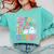 4th Grade Boo Crew Fourth Grade Teacher Kids Happy Halloween Comfort Colors Sweatshirt Chalky Mint