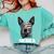 4th July Blue Heeler Dog Merica Patriotic USA Flag Cute Comfort Colors Sweatshirt Chalky Mint