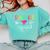 5th Grade Squad Fifth Teacher Student Team Back To School Comfort Colors Sweatshirt Chalky Mint