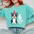 6 Years Old Birthday Boston Terrier Dog Lover 6th Party Kid Comfort Colors Sweatshirt Chalky Mint