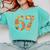67 6 7 Fall Leaves For Teachers 67 Teacher Comfort Colors Sweatshirt Chalky Mint