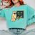 67 Teacher Halloween Skeleton Ghost Six Seven Meme Math Comfort Colors Sweatshirt Chalky Mint
